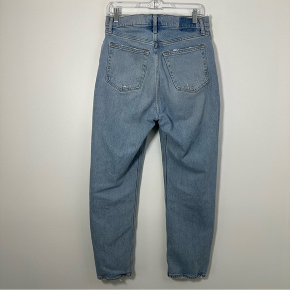 Abercrombie & Fitch The Dad High Rise Jeans Angled Waist Size 8 Short Petite - Picture 3 of 8